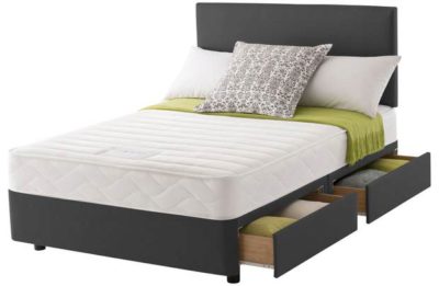 Layezee Calm Memory Micro Quilt Kingsize 4 Drawer Divan Bed